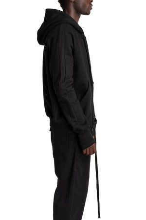 Thom Krom | AW26 - Hooded Zip Jacket, Black MSJ711