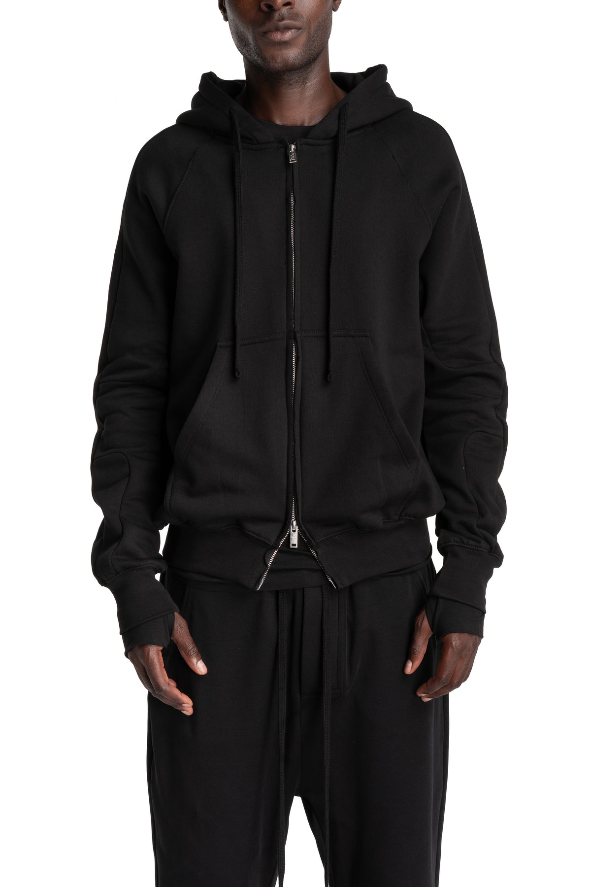Thom Krom | AW26 - Hooded Zip Jacket, Black MSJ711