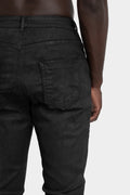 Detroit cut jeans, Black waxed