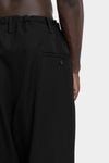 Y’s Yohji Yamamoto | Gabardine wool drawstring trousers ML-P04-103