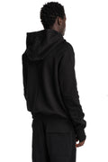 Hooded Zip Jacket, Black