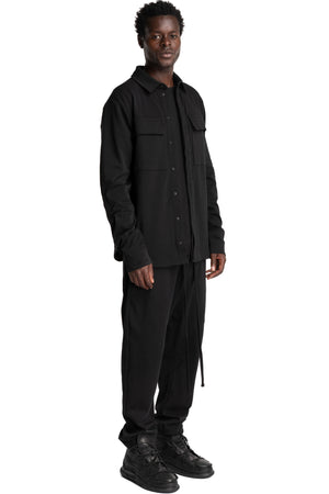 Thom Krom | AW26 - Jersey Shirt, Black MH183