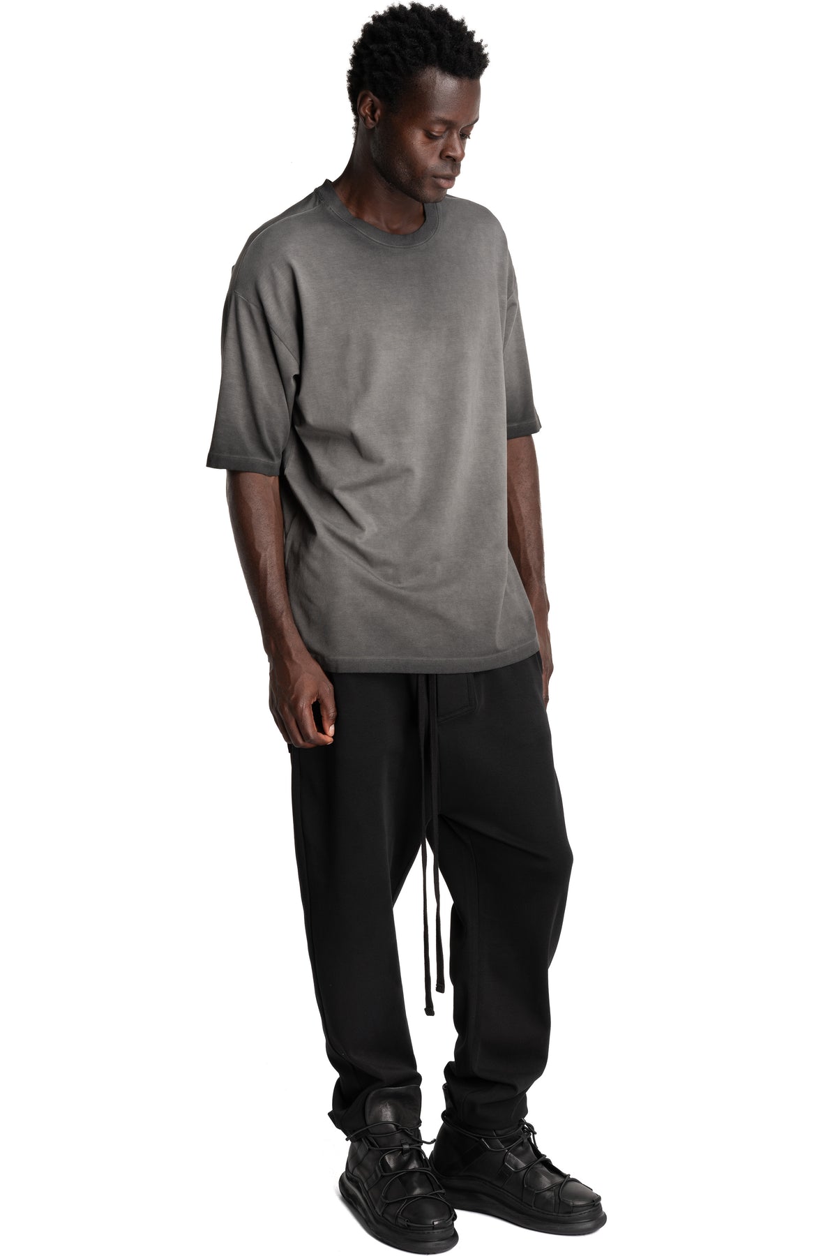 Thom Krom | AW26 - Relaxed T-Shirt, Cold Dye Grey MTS986