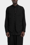 Y’s Yohji Yamamoto | Gabardine wool vest, ML-V02-103