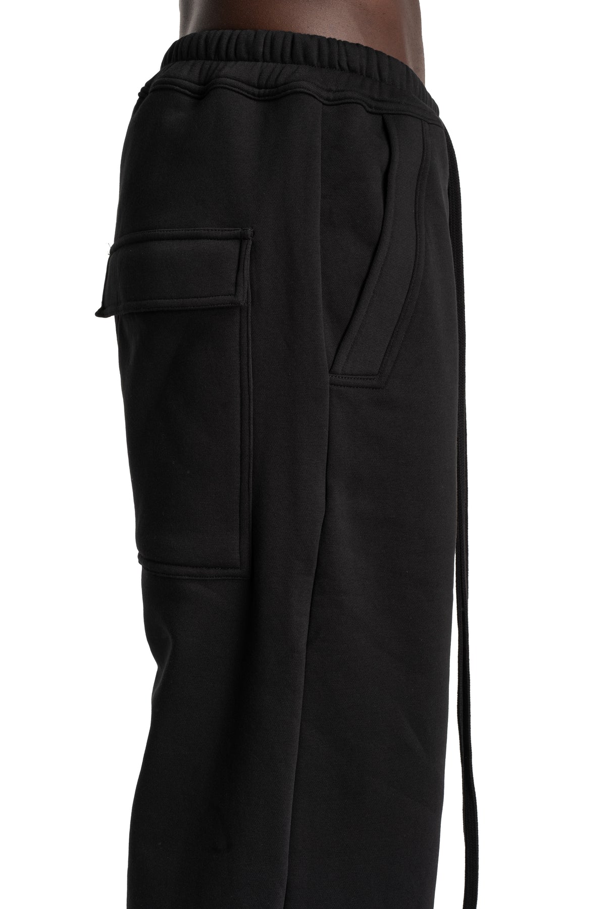Thom Krom | AW26 - Wide Leg Jersey Trousers, Black MST540