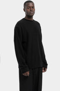 Y’s Yohji Yamamoto | AW25 - Patched wool knit pullover, ML-K44-191