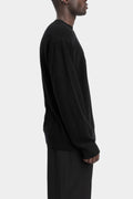 Y’s Yohji Yamamoto | AW25 - Patched wool knit pullover, ML-K44-191