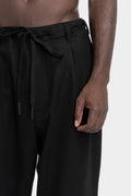 Andrea Ya'aqov  | AW25 - Folded hem wool blend pants, 25MORC35