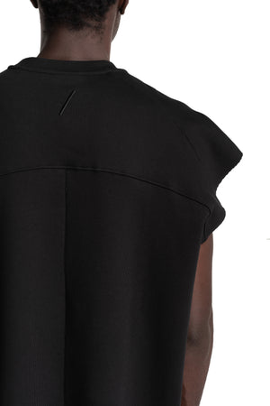 Thom Krom | AW26 - Round Neck Sweat Top, Black MS197