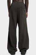 Relaxed sweatpants, Smoke brown