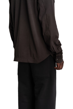 Thom Krom | AW26 - Jersey Shirt, Cold Brown MH183