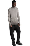 Roll Neck Longsleeve, Cold Dye Grey