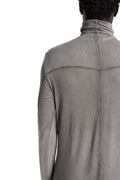 Roll Neck Longsleeve, Cold Dye Grey