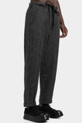 Andrea Ya'aqov | AW25 - Raw wool blend pants, Grey 25MSAP46