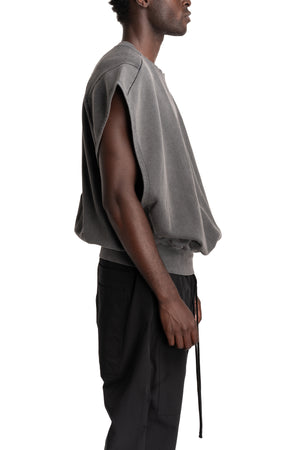Thom Krom | AW26 - Crew Neck Sweatshirt, Dark Used Grey MS191