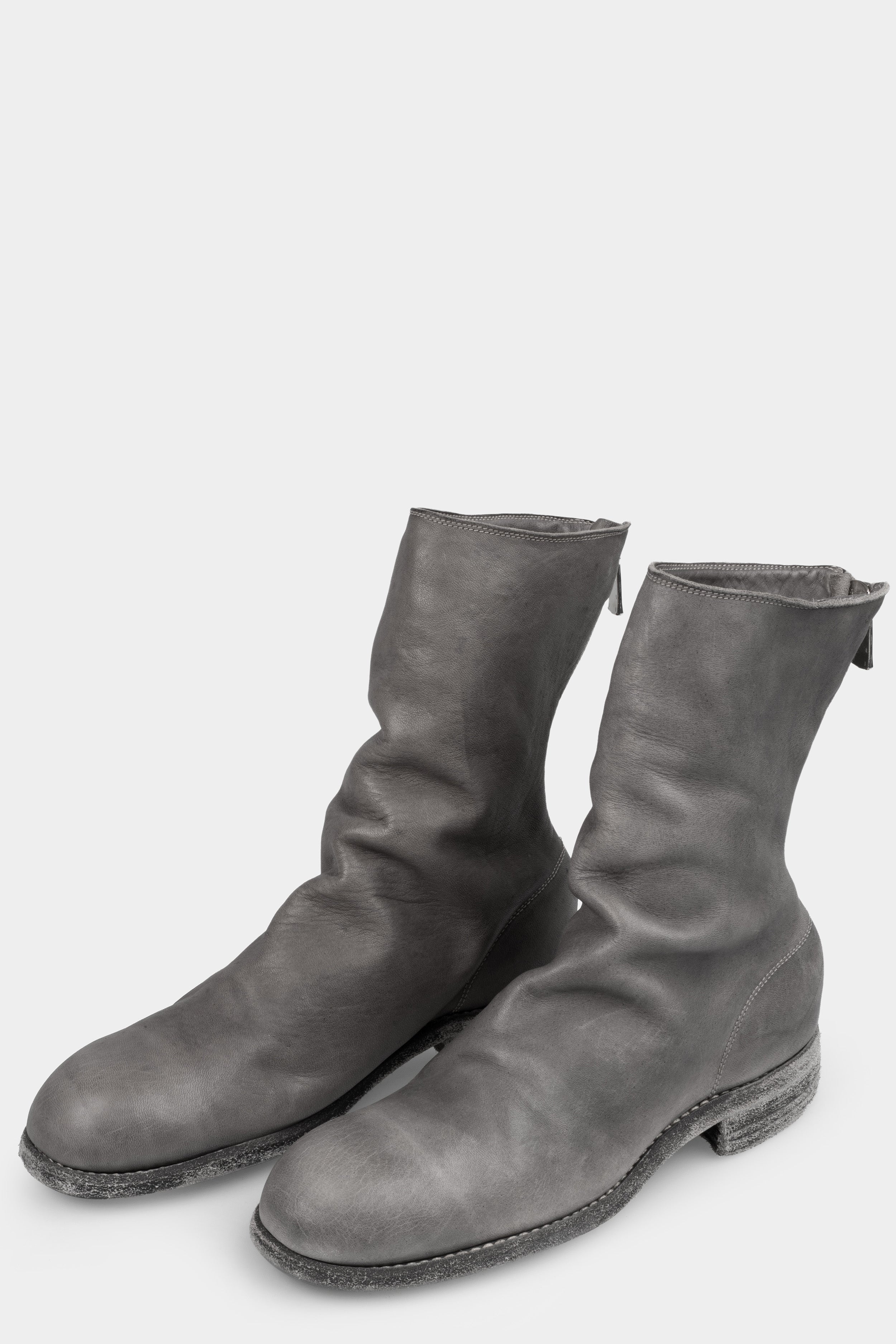 断*離様 guidi Back zip boots Guidi 988ZX - Back zip leather boots, Grey / Full Grain – ORIMONO.eu