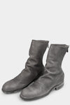Back zip leather boots | 988ZX