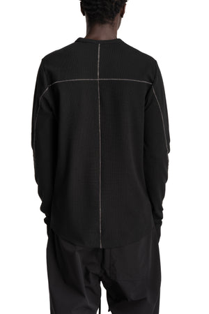 Thom Krom | AW26 - Longsleeve Shirt, Black MTS1001