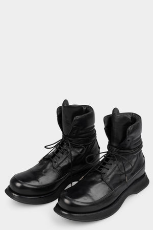 La Haine Inside Us | AW25 - Laced leather boots, M1197