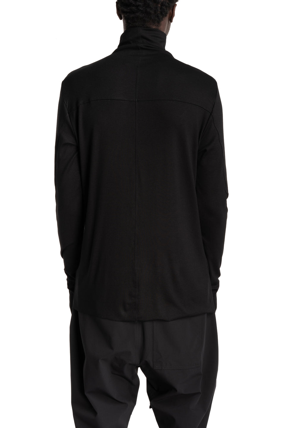 Roll Neck Longsleeve, Black