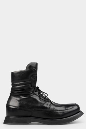 La Haine Inside Us | AW25 - Laced leather boots, M1197