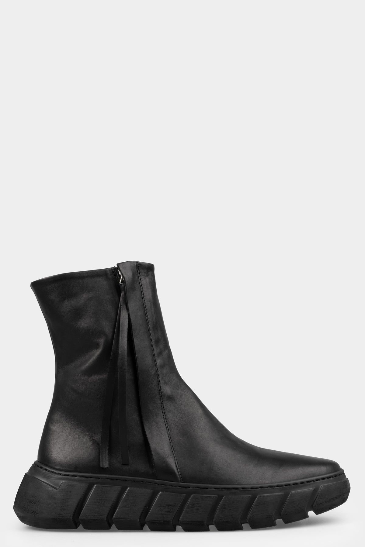 Puro | AW25 - Double zip calf leather sneakers (GREAT HERO)