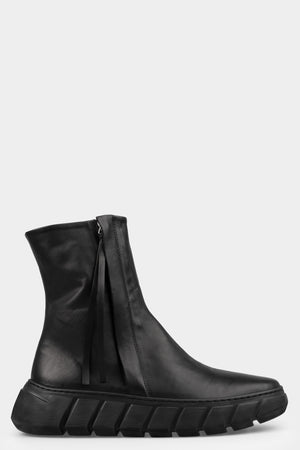 Puro | AW25 - Double zip calf leather sneakers (GREAT HERO)