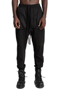 Drop Crotch Cargo Trousers