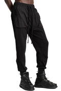 Drop Crotch Cargo Trousers