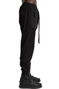 Drop Crotch Cargo Trousers