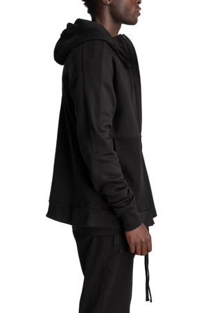 Thom Krom | AW26 - Hooded Zip Jacket, Black MSJ701