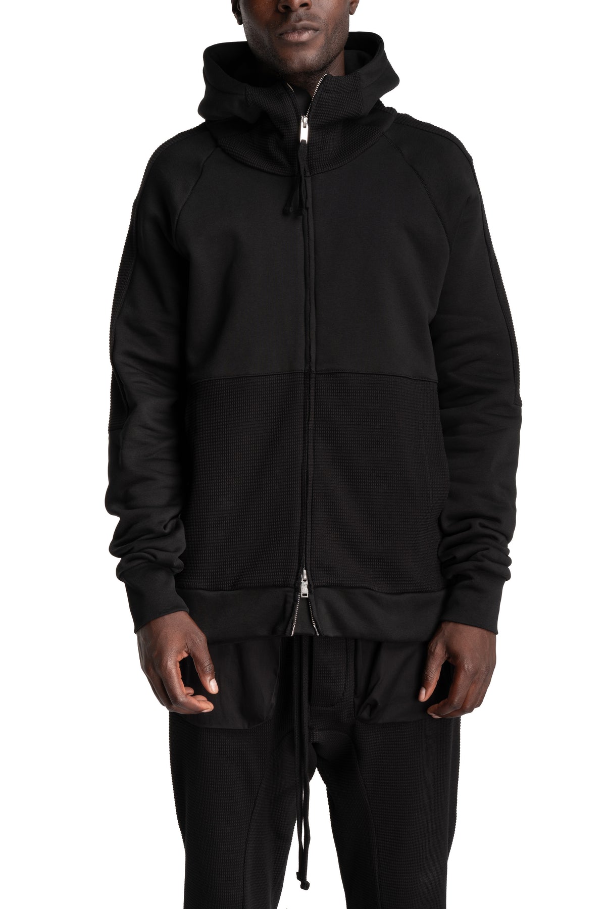 Thom Krom | AW26 - Hooded Zip Jacket, Black MSJ701