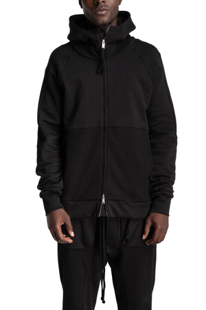 Thom Krom | AW26 - Hooded Zip Jacket, Black MSJ701
