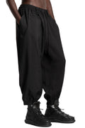Cuffed oversized pants