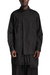 Panelled asymmetrical shirt