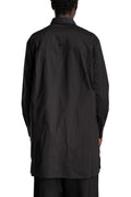 Panelled asymmetrical shirt