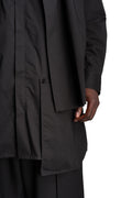 Panelled asymmetrical shirt