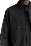 Panelled asymmetrical shirt