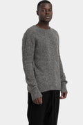Thom Krom | AW25 - Distressed knit sweater, Dark grey MK122