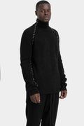 Thom Krom |  AW25 - Scar-stitch high neck knit sweater, MK125