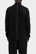 Thom Krom |  AW25 - Scar-stitch high neck knit sweater, MK125