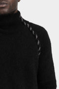Thom Krom |  AW25 - Scar-stitch high neck knit sweater, MK125