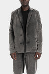Thom Krom | AW25 - Velvet blazer, Used grey MB58