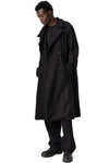 Supersoft wool modular trench, Black