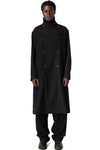 Supersoft wool modular trench, Black