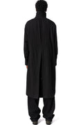 Supersoft wool modular trench, Black