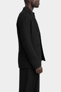 Single button bouclé blazer