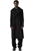 Supersoft wool modular trench, Black