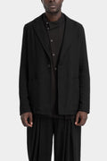 Single button bouclé blazer