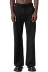 Wool blend trousers, Black